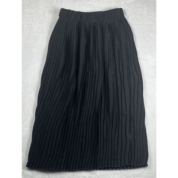 Sincerely Jules Pleated Skirt Pull-On Black Size Small - Picture 1 of 5